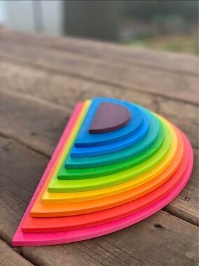 Semi Circles For Wooden Rainbow